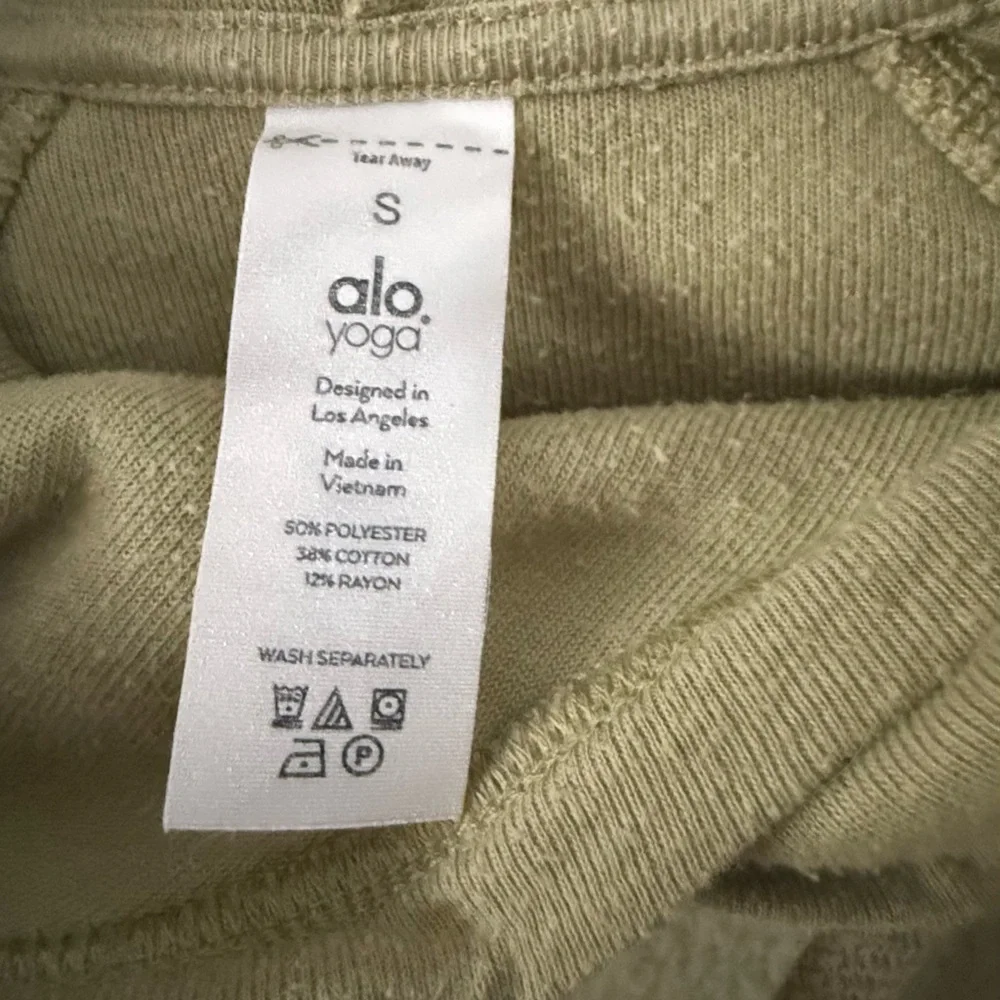 Alo Yoga Olive Green Sherpa Hoodie Size Small